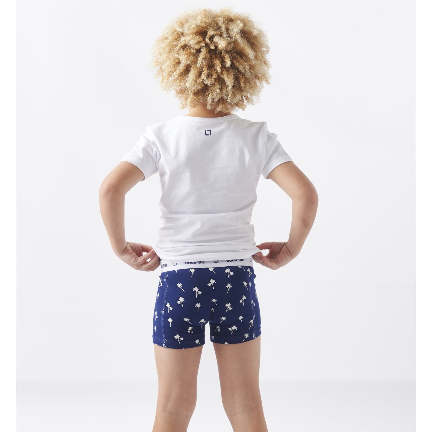 Boys' Ribbed Cotton Boxer Shorts - 2-Pack 